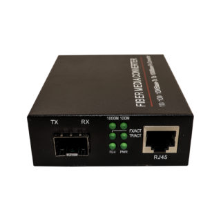 Медиаконвертер MC-SFP-1000 c SFP-портом (10/100/1000Base-T в 1000Base-FX, без SFP модуля, без LFP)