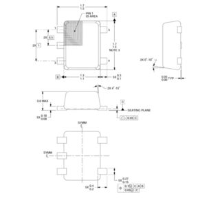 SN74LVC1G3157DBVR аналоговый переключатель, analog switch, texas instruments