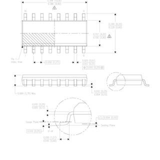 ULN2003AIPWR матрица из транзисторов Дарлингтона, Darlington Transistor Arrays, texas instruments
