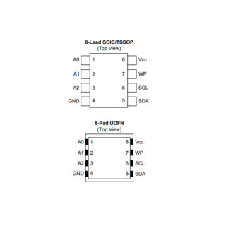 AT24C256C-SSHL-T Микросхема памяти, Microchip